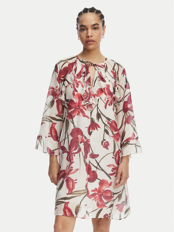 Artigli Rochie de zi ACAB004855 Alb Regular Fit