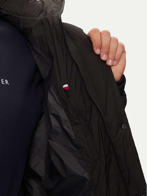 Tommy Hilfiger Tommy Hilfiger Μπουφάν πουπουλένιο MW0MW36569 Μαύρο Regular Fit