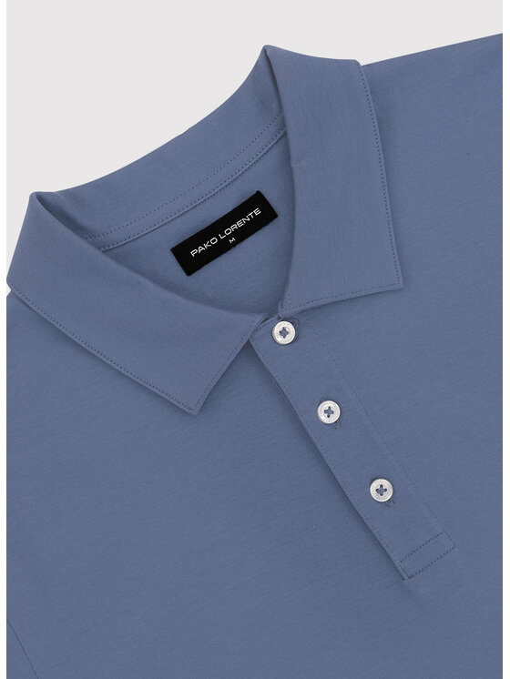 Pako Lorente Pako Lorente Polo P26SF-TX-015 Niebieski Classic Fit