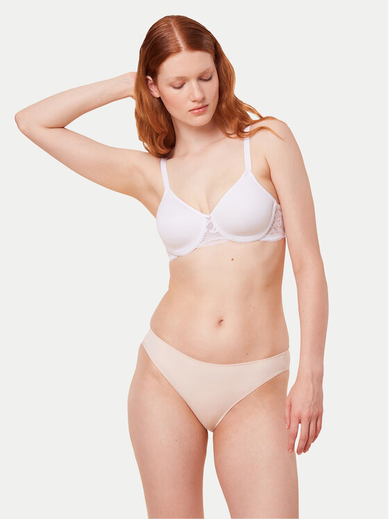 Triumph Triumph Biustonosz z fiszbiną Modern Lace 10215960 Biały