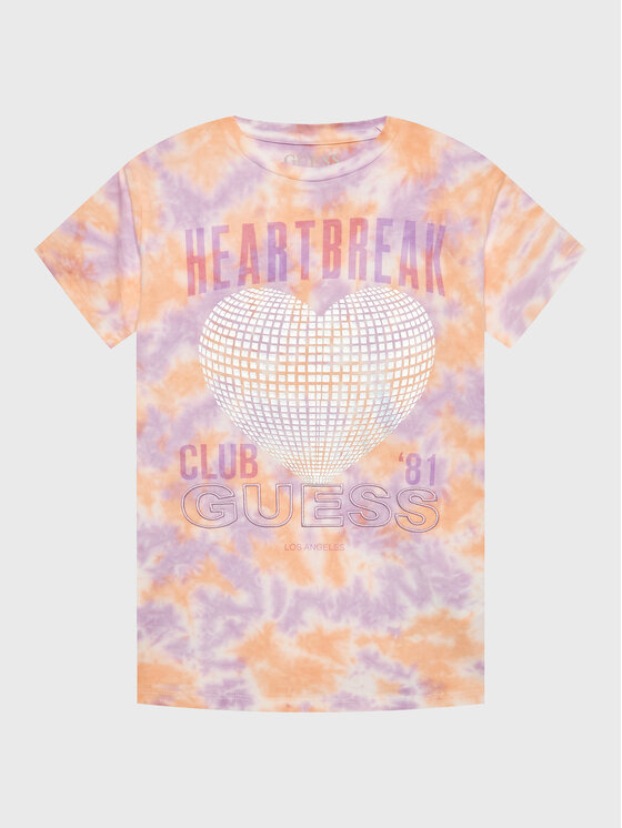 Guess Tricou J3RI12 K6YW3 Colorat Regular Fit