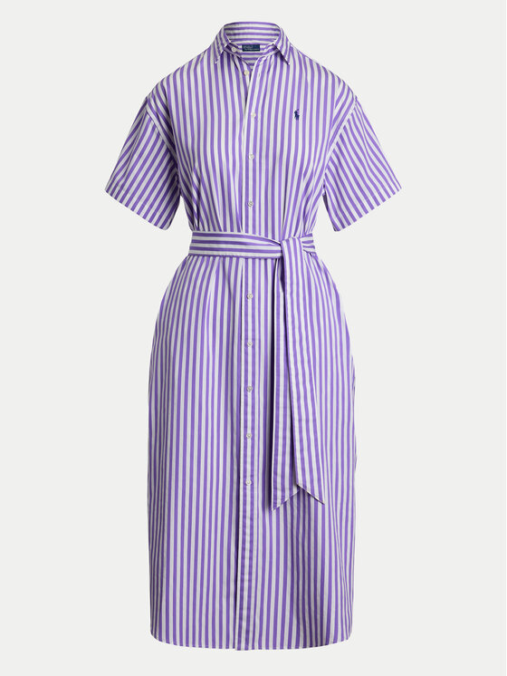 Polo Ralph Lauren Polo Ralph Lauren Rochie tip cămașă 211959911002 Violet Regular Fit