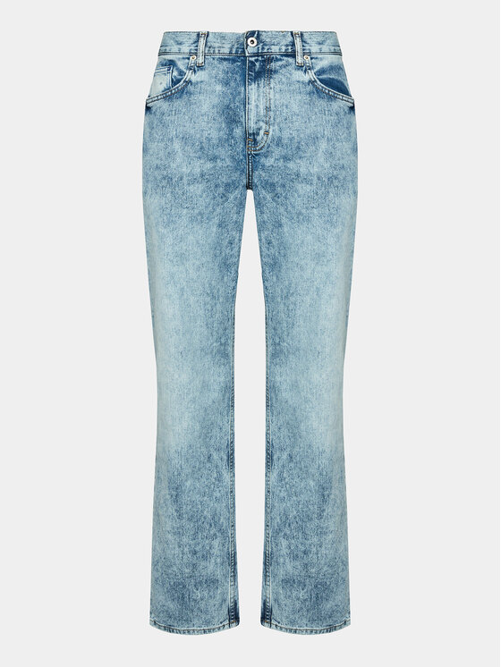 Karl Lagerfeld Jeans Džinsai 235D1106 Mėlyna Straight Fit