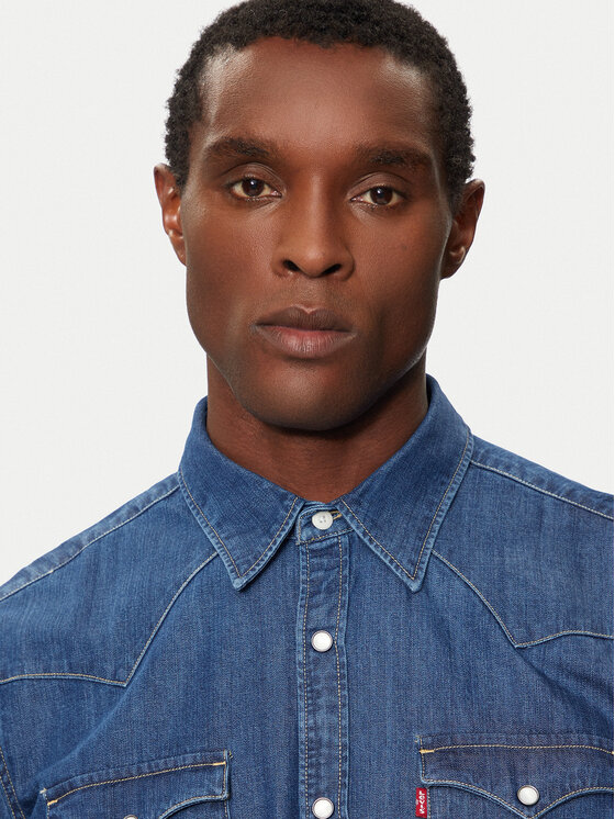 Levi's® Levi's® džínová košile Barstow Western 85744-0041 Modrá Regular Fit