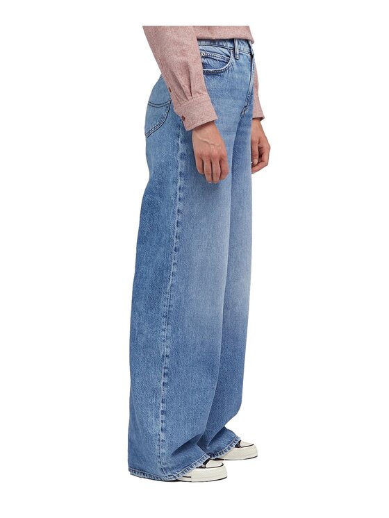 Lee Lee Jeansy Stella A Line Niebieski Relaxed Fit