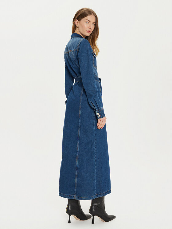 Babylon Babylon Jeans haljina EBJ008 Plava Regular Fit