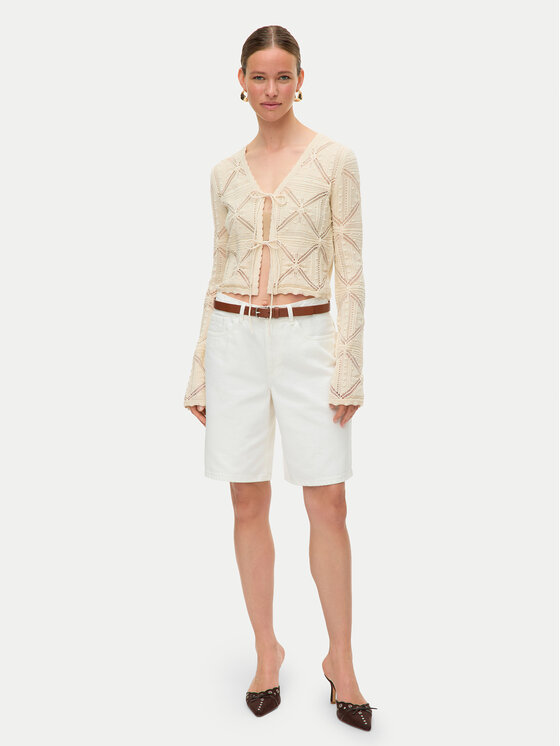 Vero Moda Vero Moda Kardigán Lola 10337188 Bézs Regular Fit