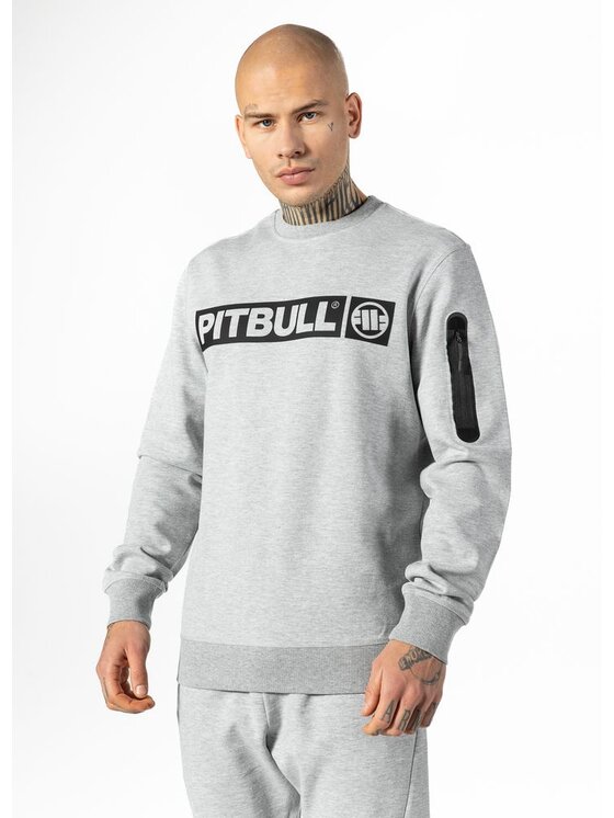 PITBULL PITBULL Bluza Beyer Szary Regular Fit