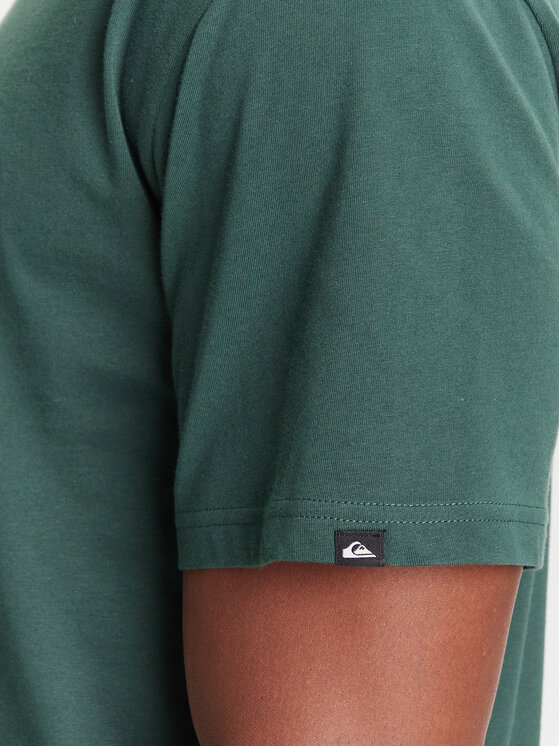 Quiksilver Quiksilver Majica Salt Water Ss EQYZT08204 Zelena Regular Fit
