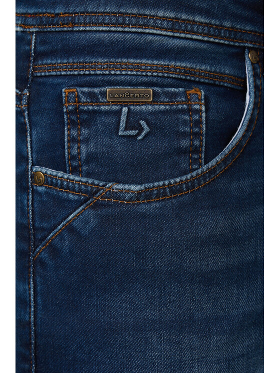 Lancerto Lancerto Spodnie materiałowe Arturo SP113225000009 Granatowy Regular Fit