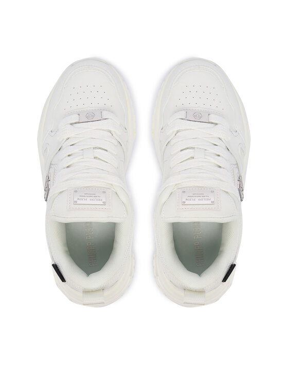 PHILIPP PLEIN PHILIPP PLEIN Sneakersy New Predator FAES USC0837 PTE003N Biela