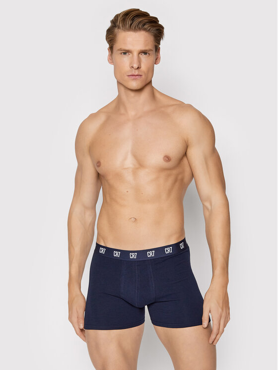 Cristiano Ronaldo CR7 Cristiano Ronaldo CR7 Komplekti kuulub 3 paari boksereid Basic 8100-49-2701 Värviline