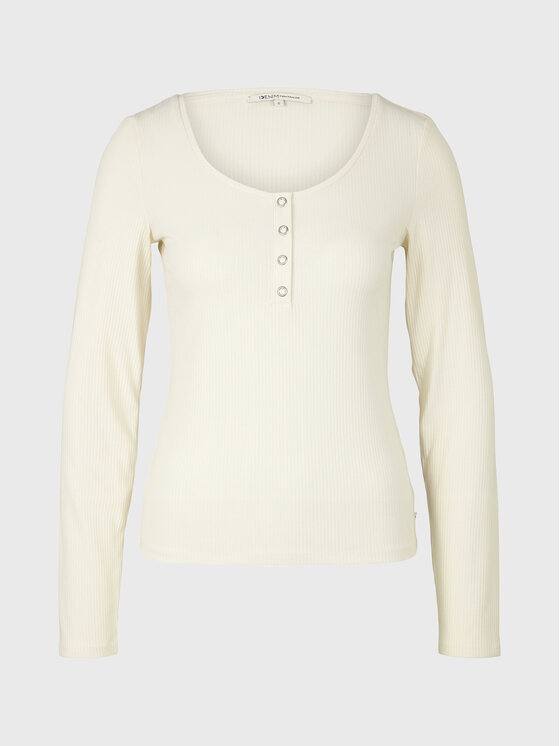 Tom Tailor Denim Tom Tailor Denim Majica 1032829 Bež Slim Fit