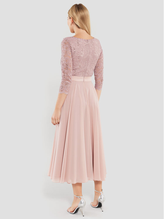 Swing Swing Kokteiļkleita 5AE01600 Rozā Regular Fit