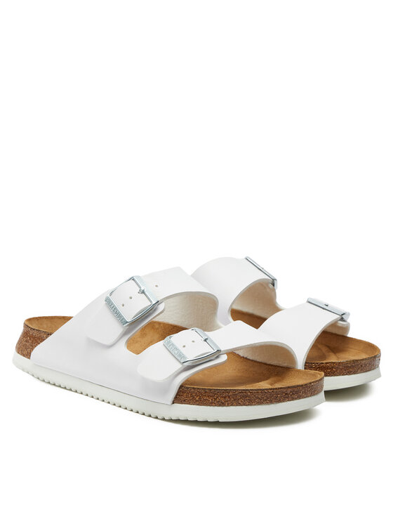 Birkenstock Birkenstock Παντόφλες Arizona Sl Bf 1018220 Λευκό
