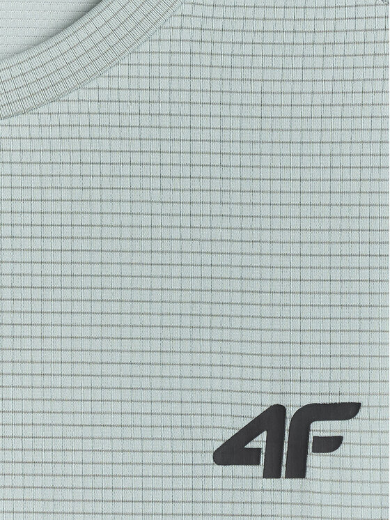 4F 4F Koszulka techniczna ATHLETIC Turkusowy Regular Fit
