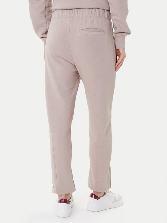 On On Donji dio trenerke Club Pants 1WE1005 Bež Relaxed Fit