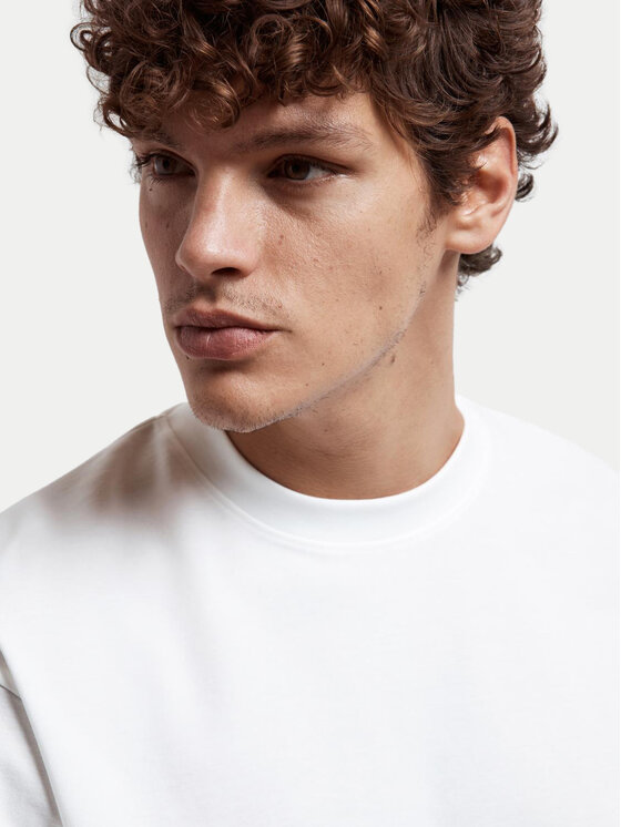 Selected Homme Selected Homme Marškinėliai 16094143 Balta Loose Fit