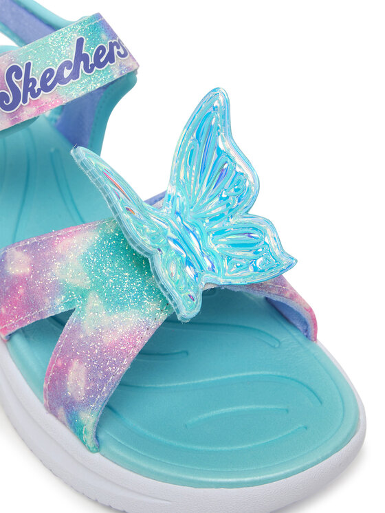 Skechers Skechers Basutės Jumpsters Sandal - Butterfly Brites 303109L/AQMT Mėlyna