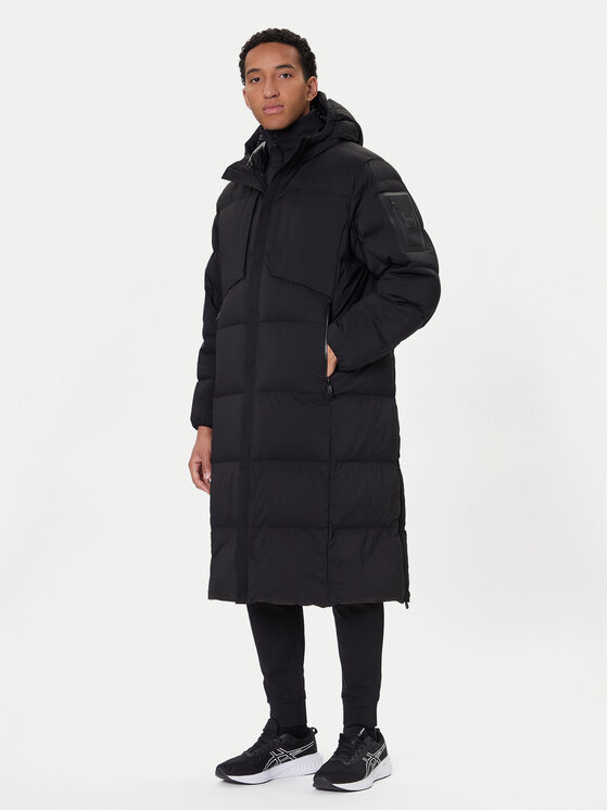 BOSS BOSS Пухено яке Riplite 50543972 Черен Regular Fit