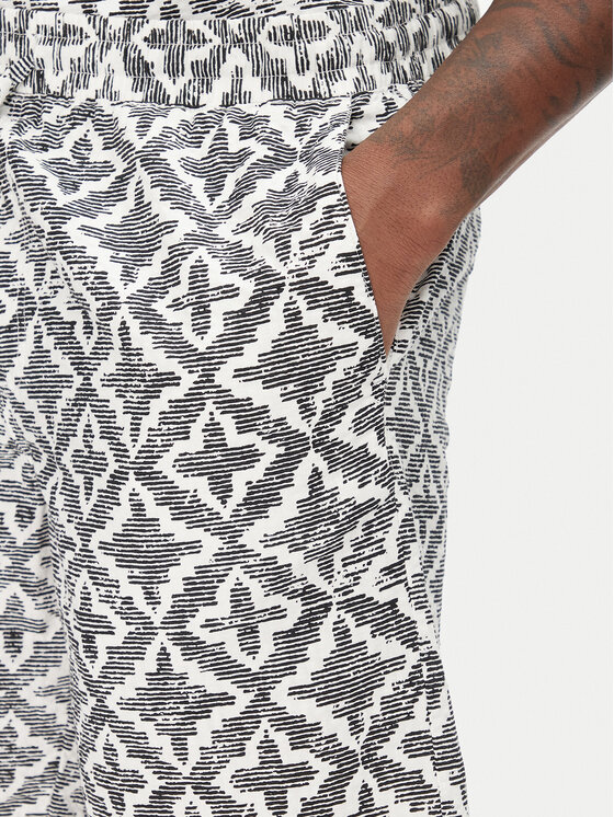 Jack & Jones Jack & Jones Súprava košeľa a športové šortky Seersucker 12284648 Sivá Relaxed Fit