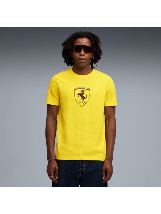 Puma Puma T-Shirt 632783 Żółty Regular Fit