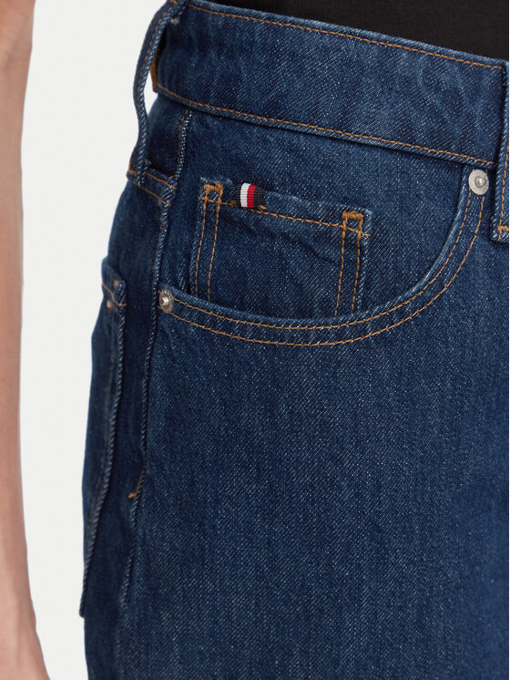 Tommy Hilfiger Tommy Hilfiger Jeansy WW0WW45417 Granatowy Tapered Fit