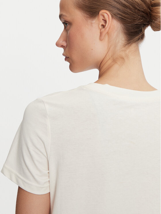 4F 4F T-Shirt 4FWAW24TTSHF1650 Εκρού Regular Fit