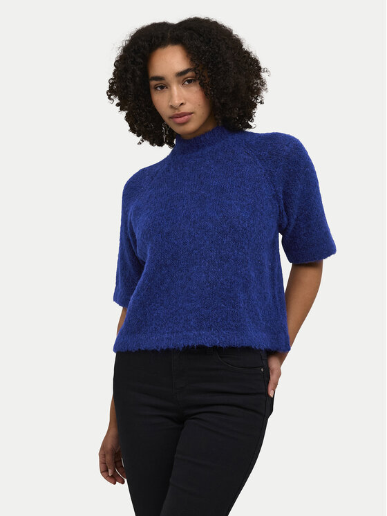 Kaffe Kaffe Pulover Emilie 10509092 Albastru Loose Fit