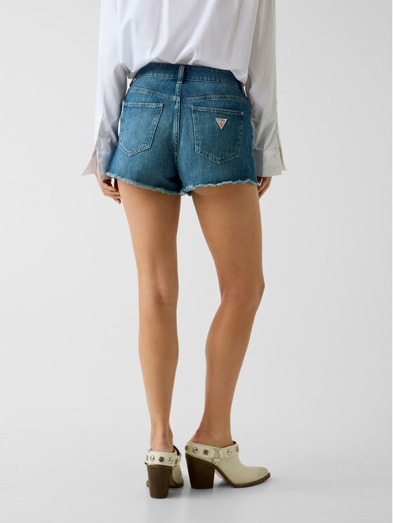 Guess Guess Szorty jeansowe 183548 Niebieski Short Fit