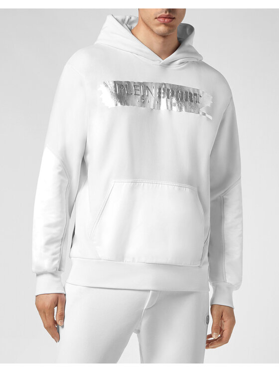 Plein Sport Plein Sport Mikina 1475 Biela Regular Fit