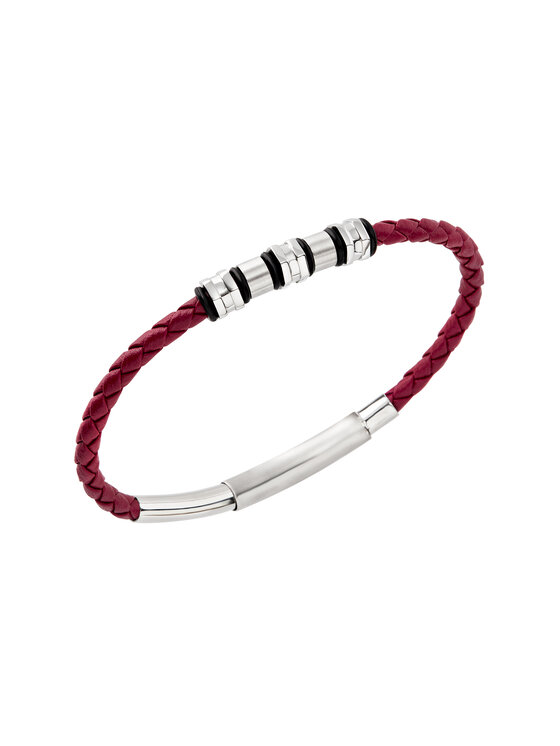 Breil Breil Bransoletka WANDERLUST Bordowy