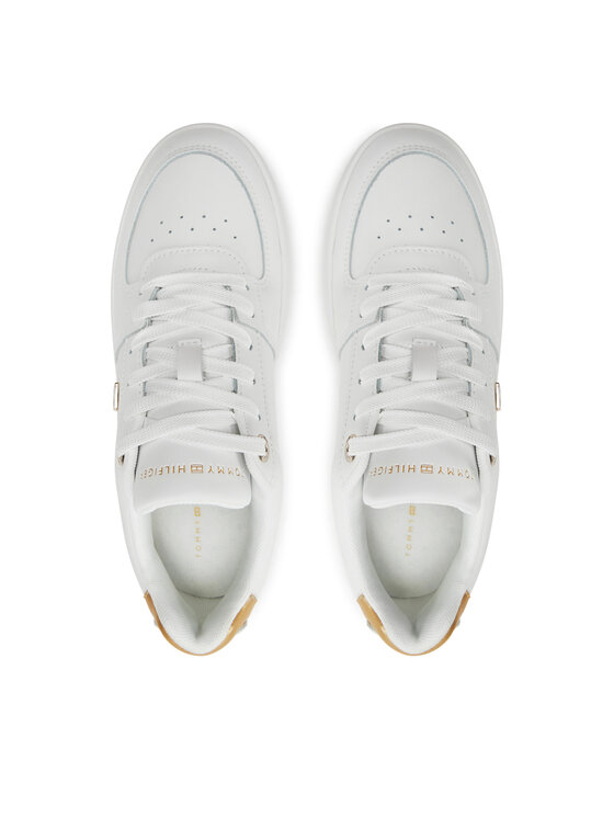 Tommy Hilfiger Tommy Hilfiger Αθλητικά Essential Basket Sneaker Gold FW0FW08076 Εκρού