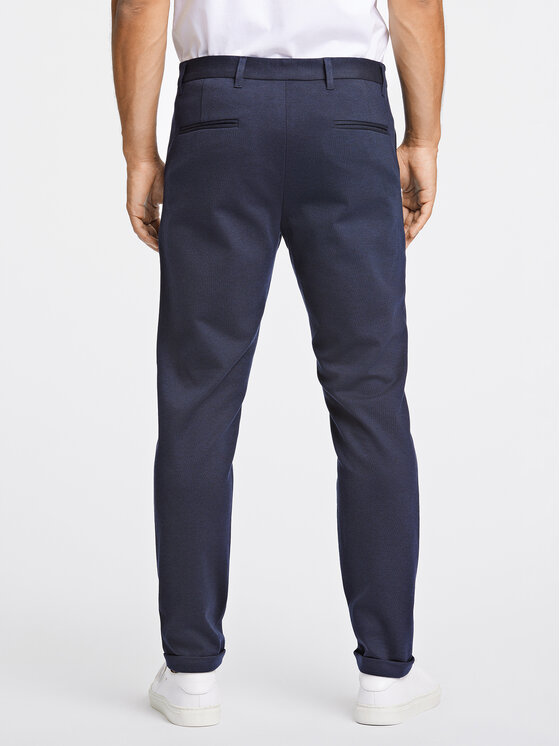 Lindbergh Lindbergh Chino hlače 30-01007A Mornarsko modra Slim Fit