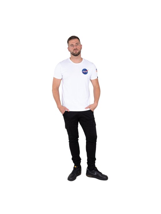 Alpha Industries Alpha Industries T-Shirt AI.176507-09-XXL Biały Regular Fit