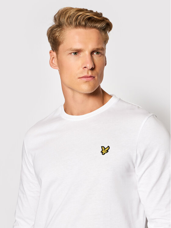 Lyle & Scott Lyle & Scott Longsleeve Plain TS512VOG Bianco Regular Fit