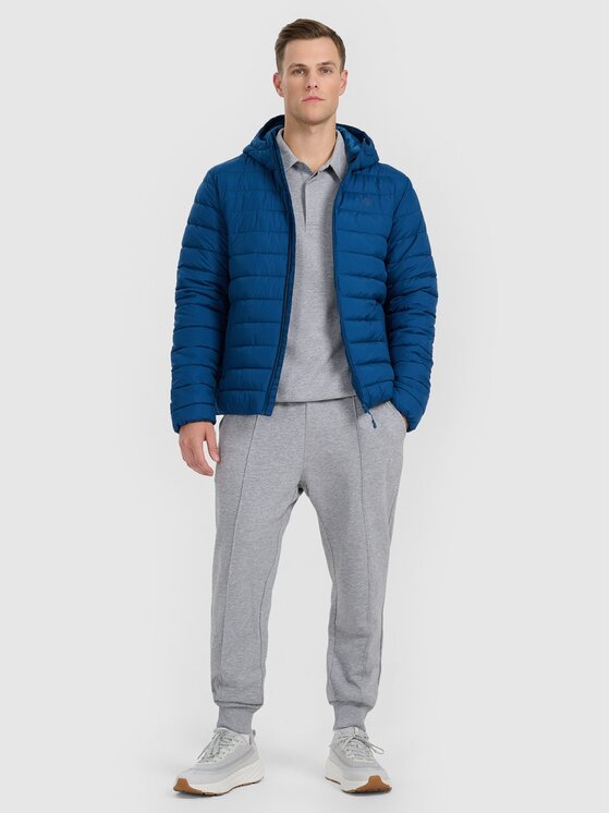 4F 4F Giubbotto piumino 4FWAW25TDJAM598-30S Blu Regular Fit