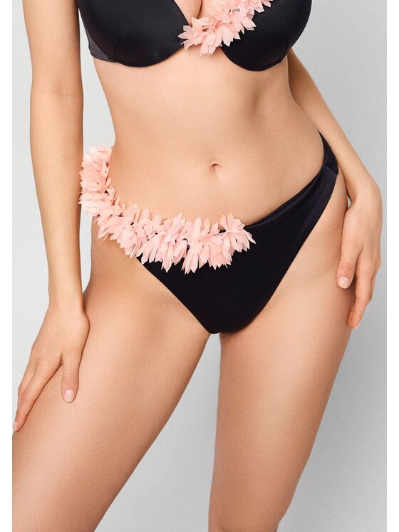 Dół od bikini Poupée Marilyn, Rozmiar 42, Czarny, Fuji