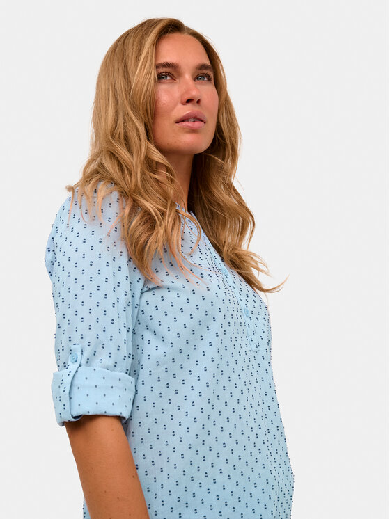 Kaffe Kaffe Camicia Silona 10506120 Blu Regular Fit