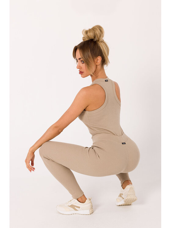 Made of Emotion Made of Emotion Leggings M734 Beige Premium Fit