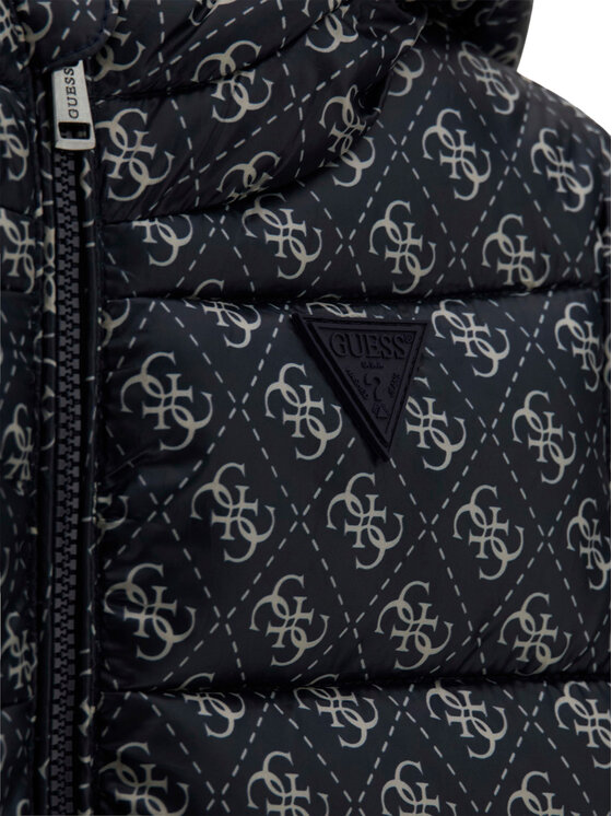 Guess Guess Демісезонна куртка N6YL03 W2661 Чорний Regular Fit