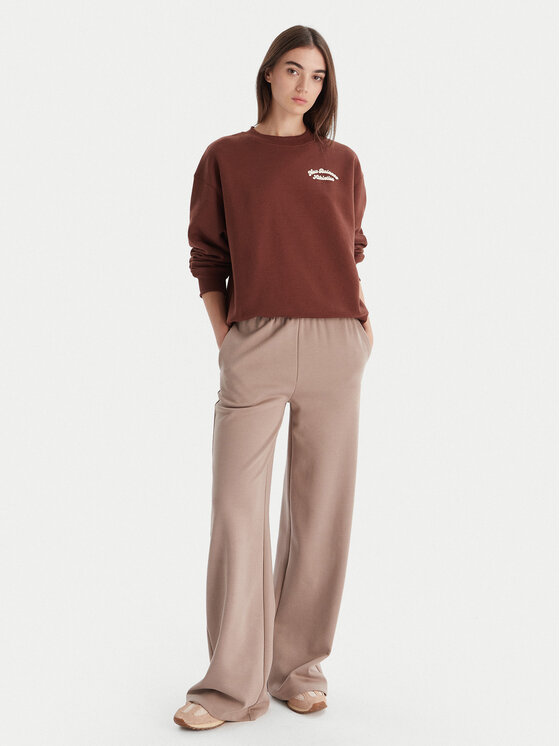 New Balance New Balance Felpa WT53516 Marrone Relaxed Fit