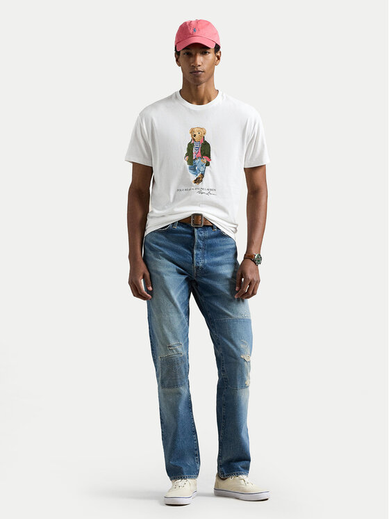 Polo Ralph Lauren Polo Ralph Lauren Majica 710854497041 Bela Regular Fit