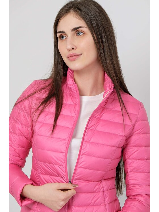 Jott Jott Kurtka puchowa Cha Różowy Fitted Fit