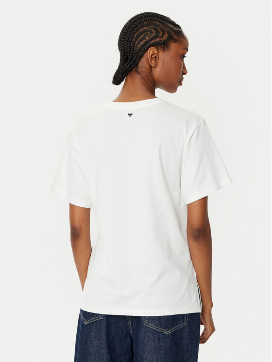 Weekend Max Mara Weekend Max Mara T-särk Cabina 2515971041 Valge Regular Fit