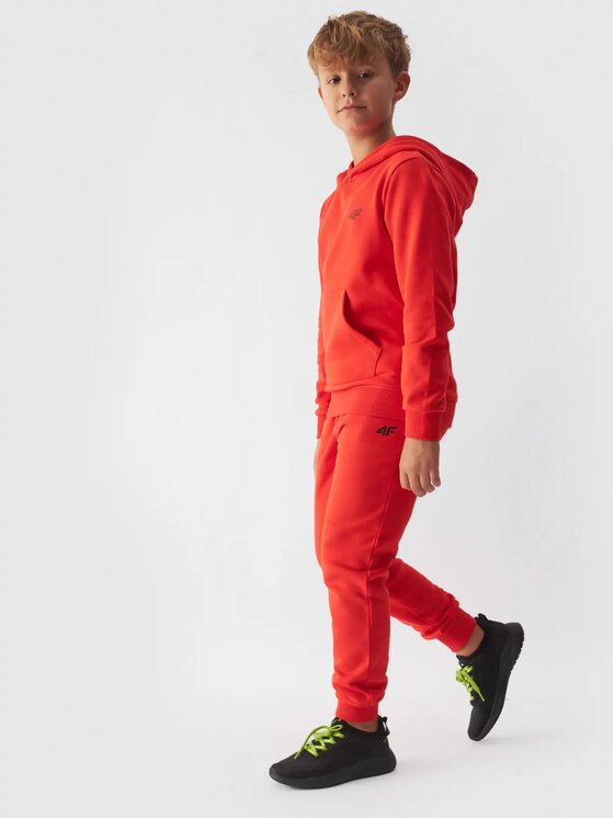 4F 4F Pantaloni da tuta 4FJWMM00TTROM0811-70S Arancione Regular Fit