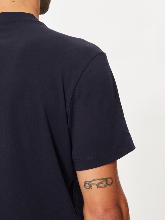 Napapijri Napapijri T-shirt S-box Logo NP0A4I3L Tamnoplava Regular Fit