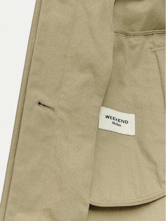 Weekend Max Mara Weekend Max Mara Płaszcz przejściowy Angus 2625026041 Beżowy Regular Fit