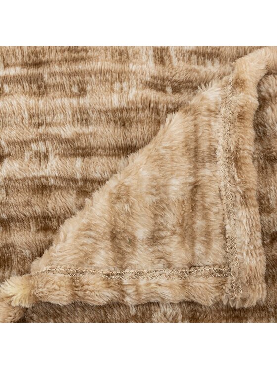 MIAhome MIAhome Koc Pled 125x150 cm SELATU beżowy Beżowy