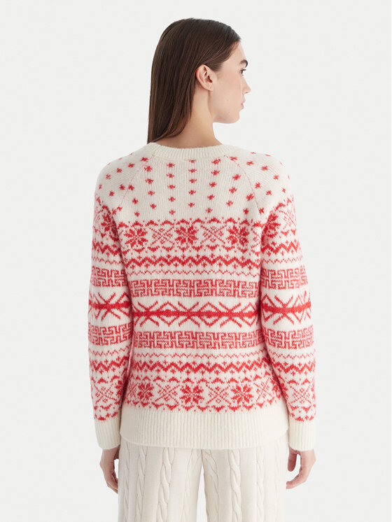 ONLY ONLY Sveter Xmas Nordic 15354824 Červená Regular Fit